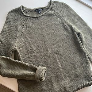 Olive green jcrew sweater